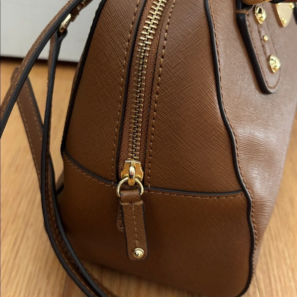 Michael Kors Sandrine Satchel Crossbody Strap Bag Saffiano Leather - Picture 10 of 15